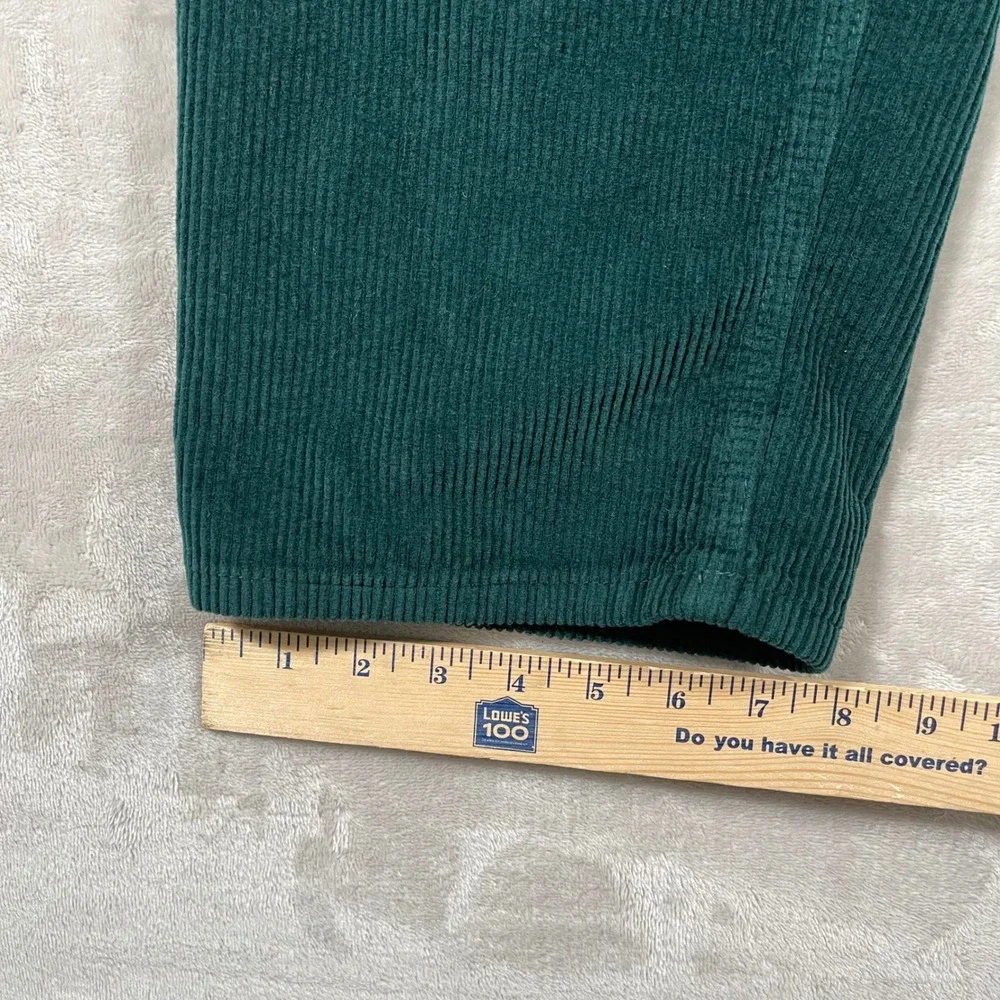 Empyre Women's Pants Tori Corduroy Straight Leg Casual Skater 8 Green